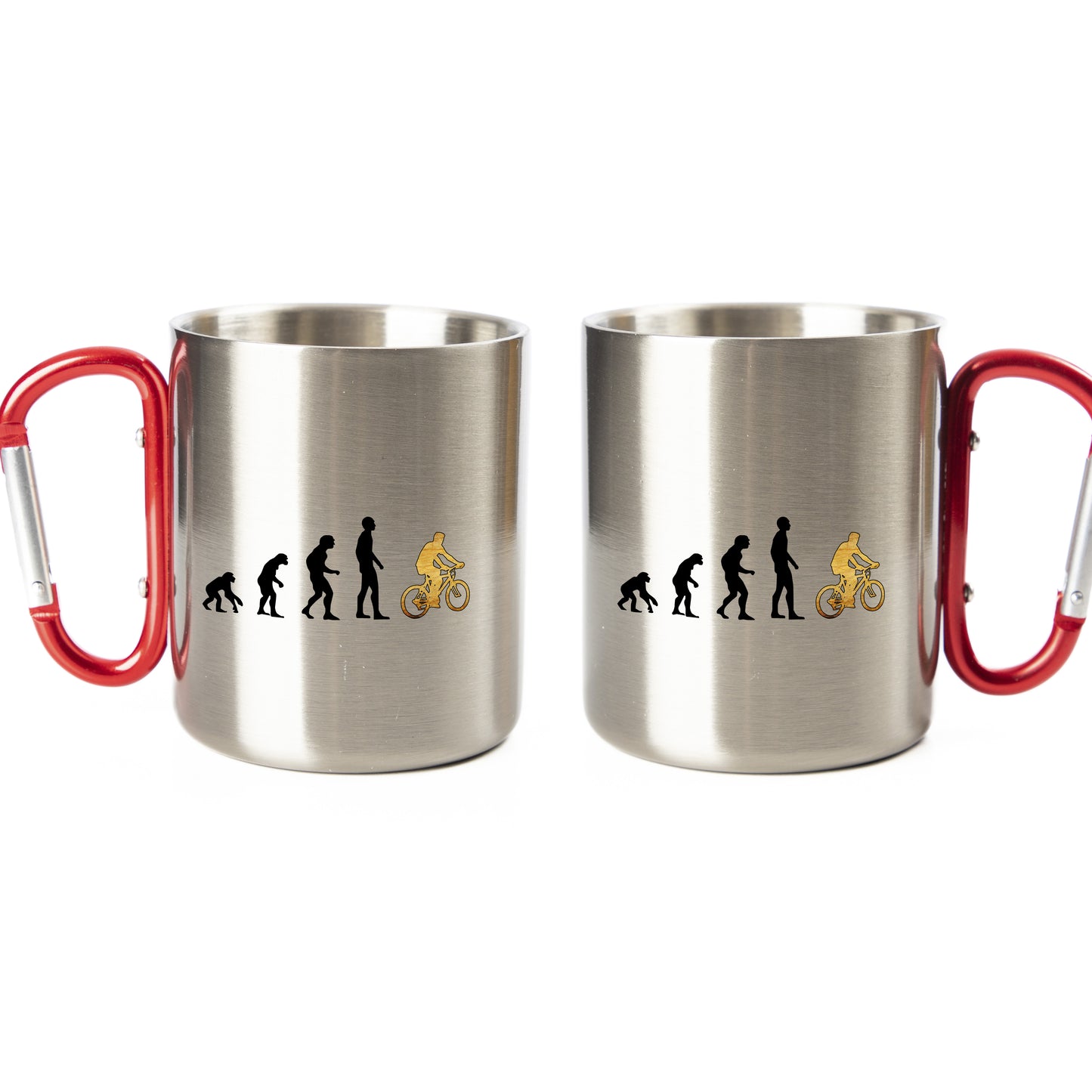 Tasse - Evolution - MTB - Edelstahl mit Karabiner