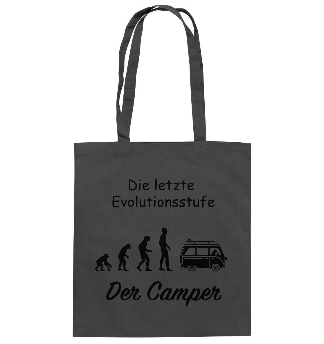 Die letzte Evolutionsstufe - Der Camper - Baumwolltasche