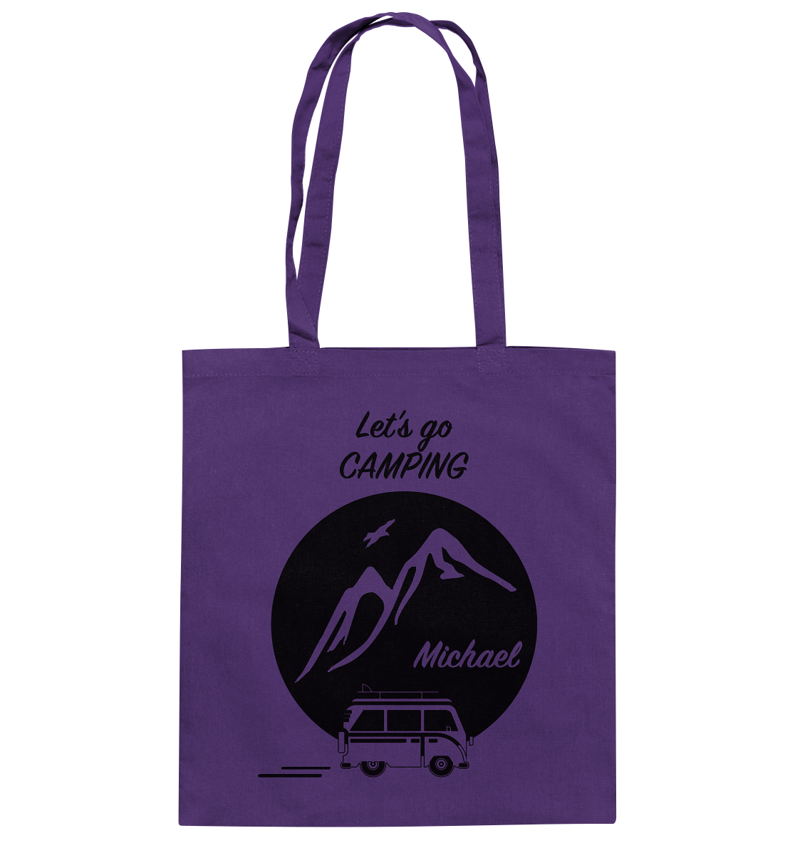 Let's go CAMPING - Baumwolltasche