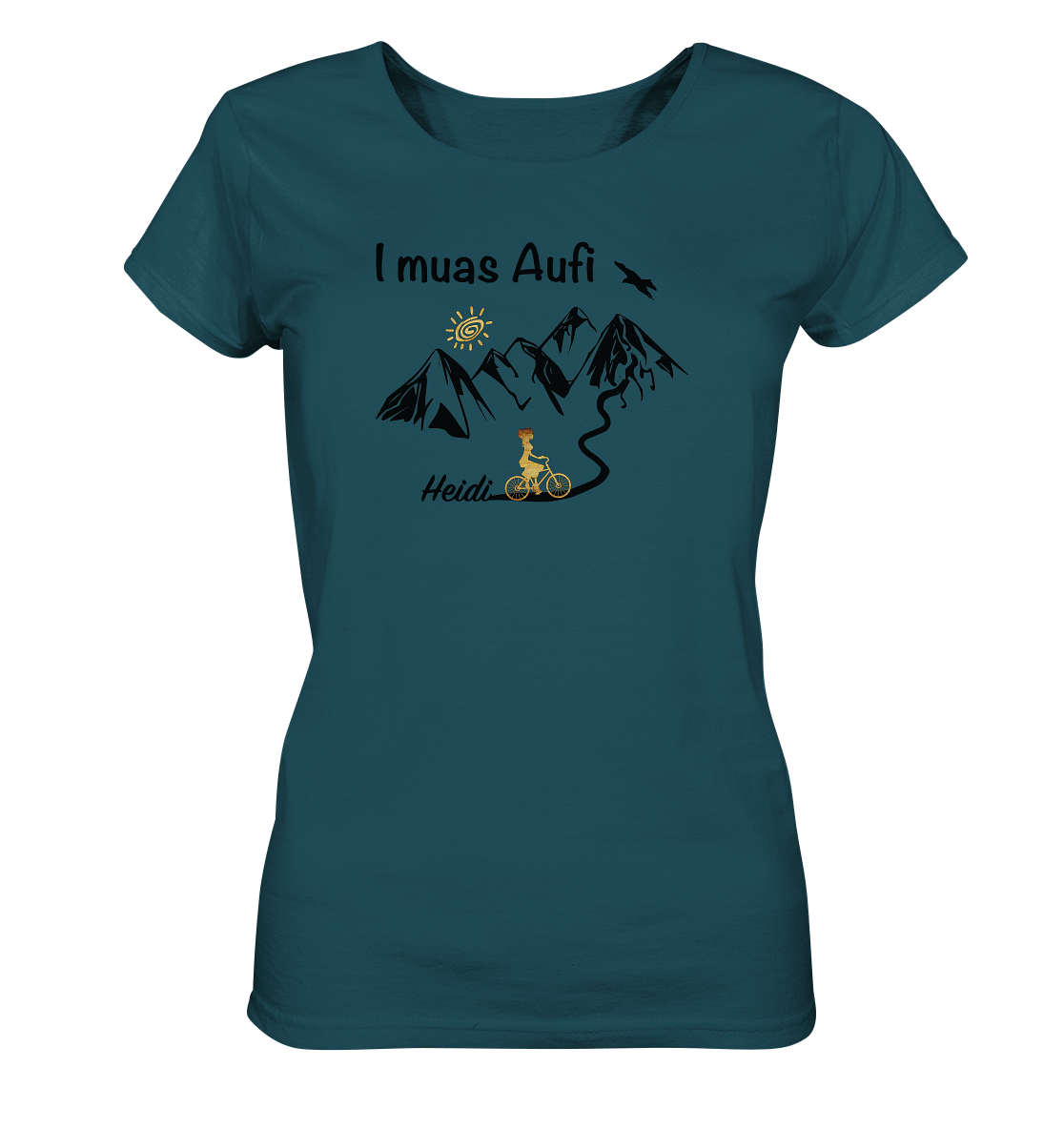 I muas Aufi - MTB Frau - Ladies Organic Shirt