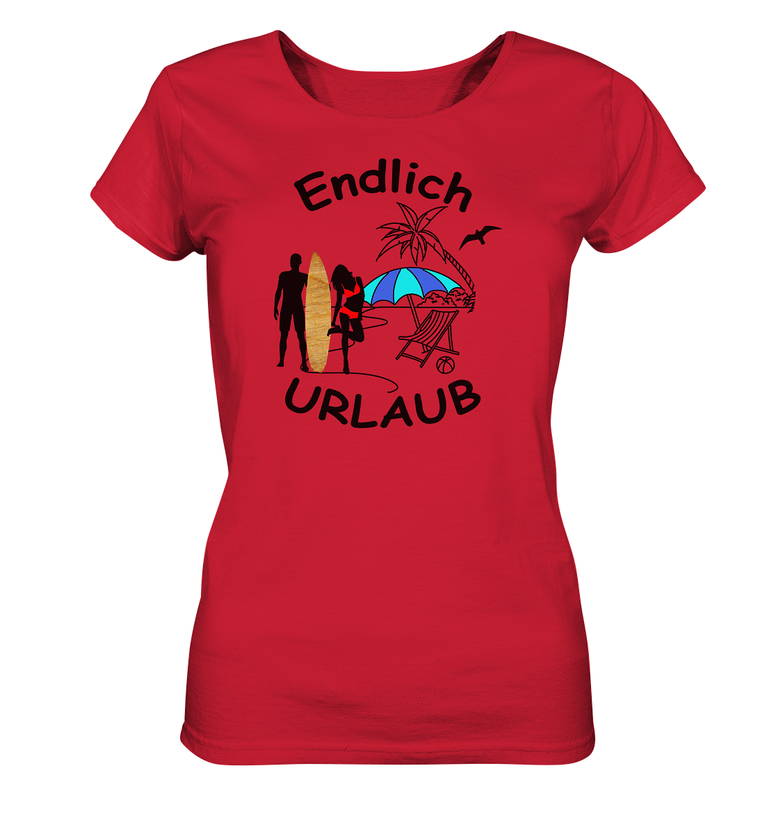 Endlich Urlaub - Ladies Organic Shirt