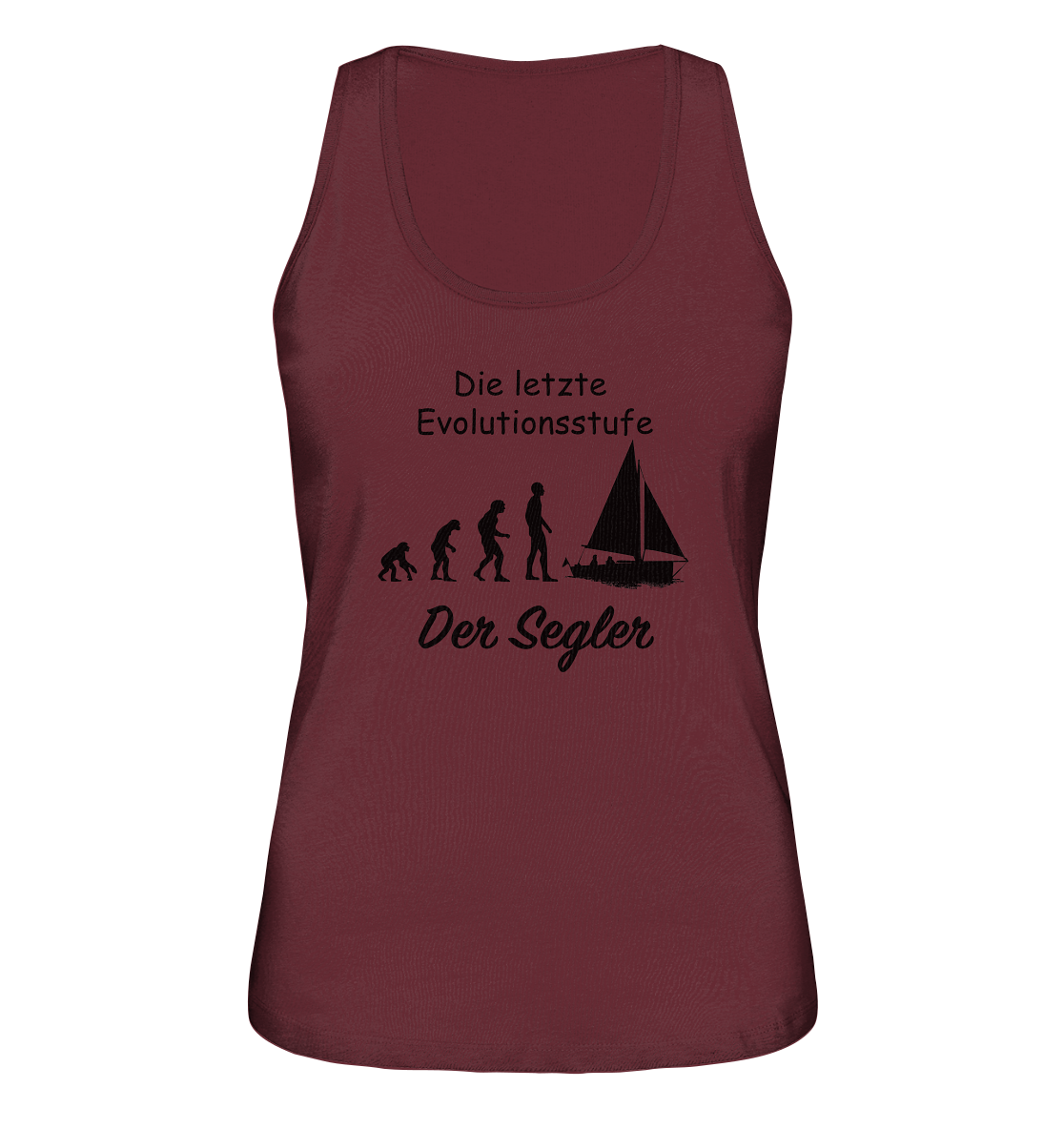 Die letzte Evolutionsstufe - Der Segler - Ladies Organic Tank-Top