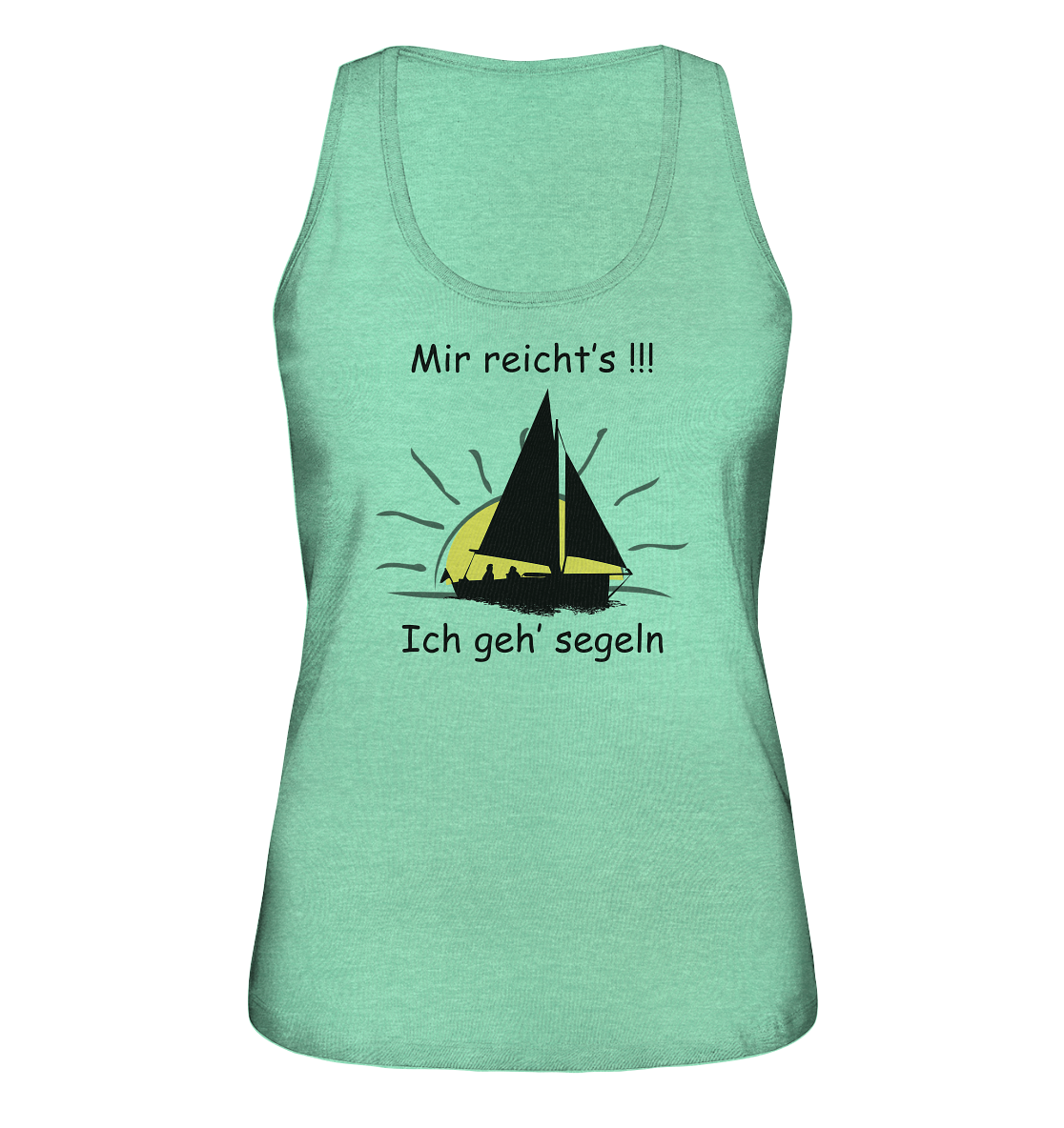 Mir reicht's!!! Ich geh segeln - Ladies Organic Tank-Top