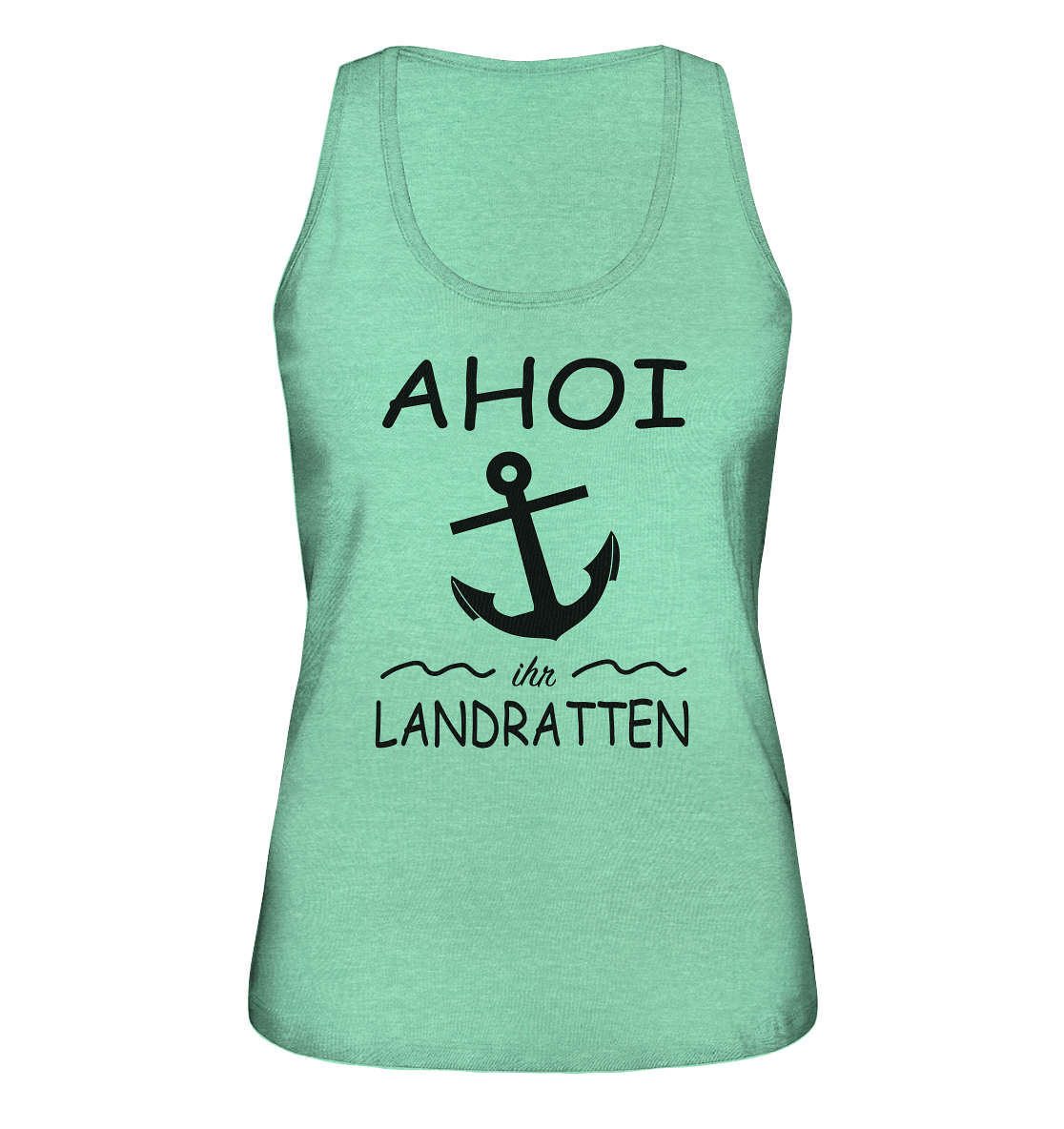 Ahoi ihr Landratten - Ladies Organic Tank-Top
