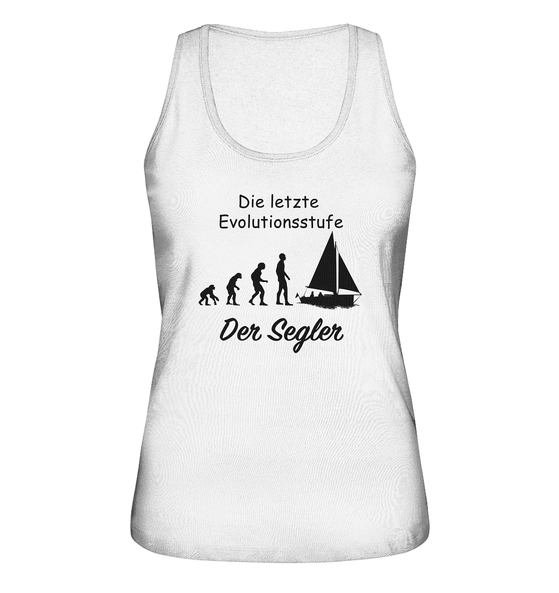 Die letzte Evolutionsstufe - Der Segler - Ladies Organic Tank-Top