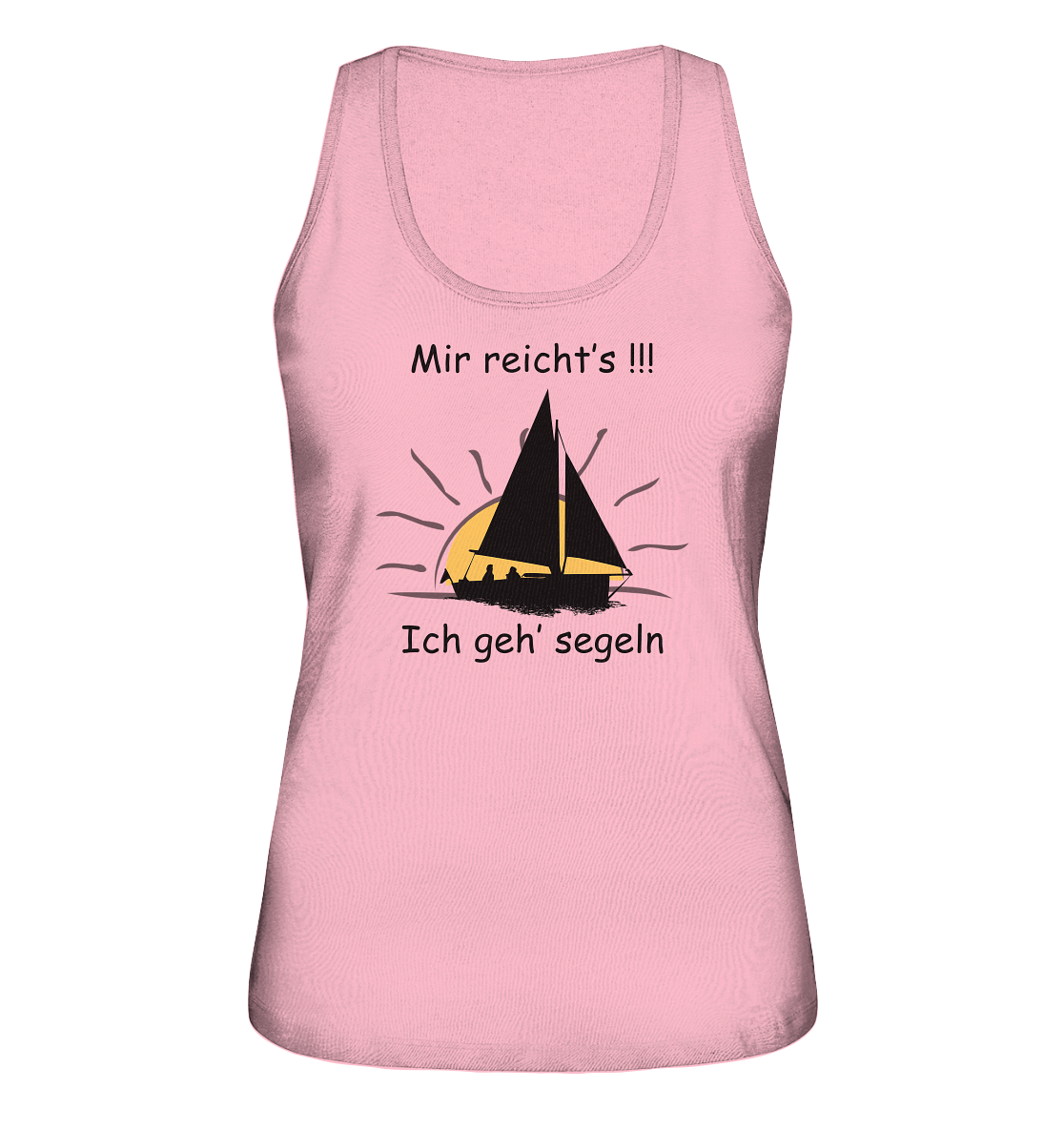 Mir reicht's!!! Ich geh segeln - Ladies Organic Tank-Top