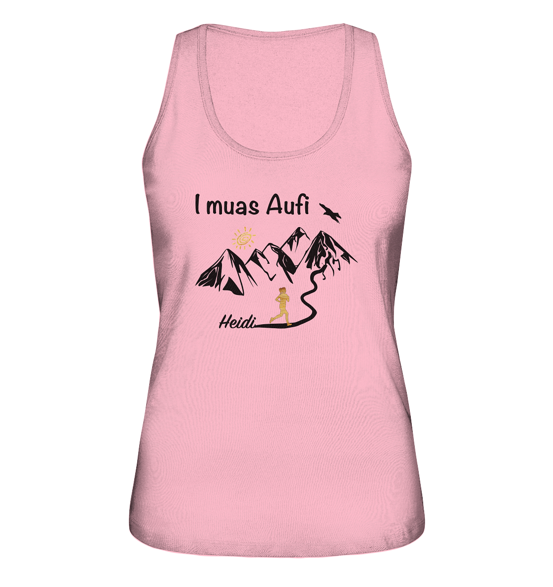 I muas Aufi - Bergläuferin Frau - Ladies Organic Tank-Top