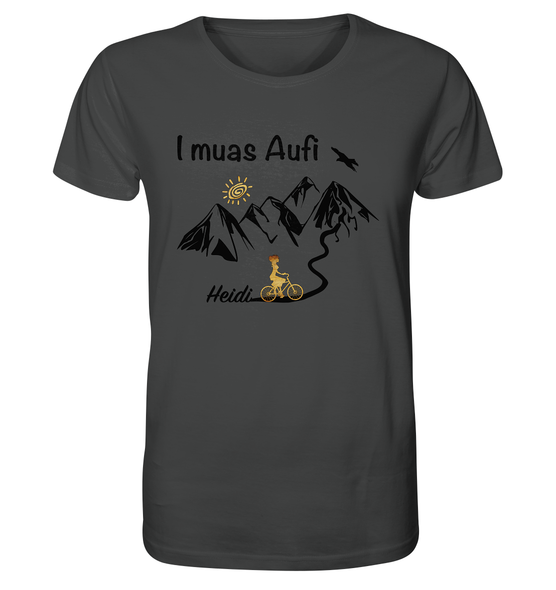 I muas Aufi - MTB Frau - Organic Shirt