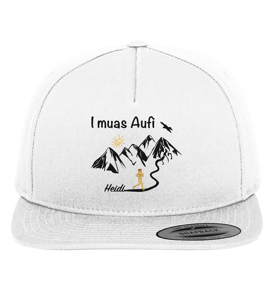 I muas Aufi - Bergläuferin Frau - Premium Snapback