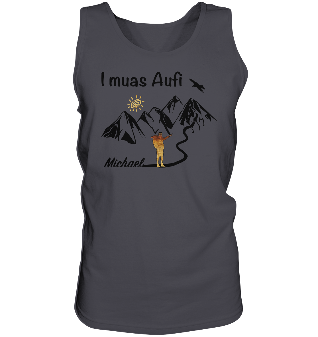 I muas Aufi - Bergsteiger - Tank-Top