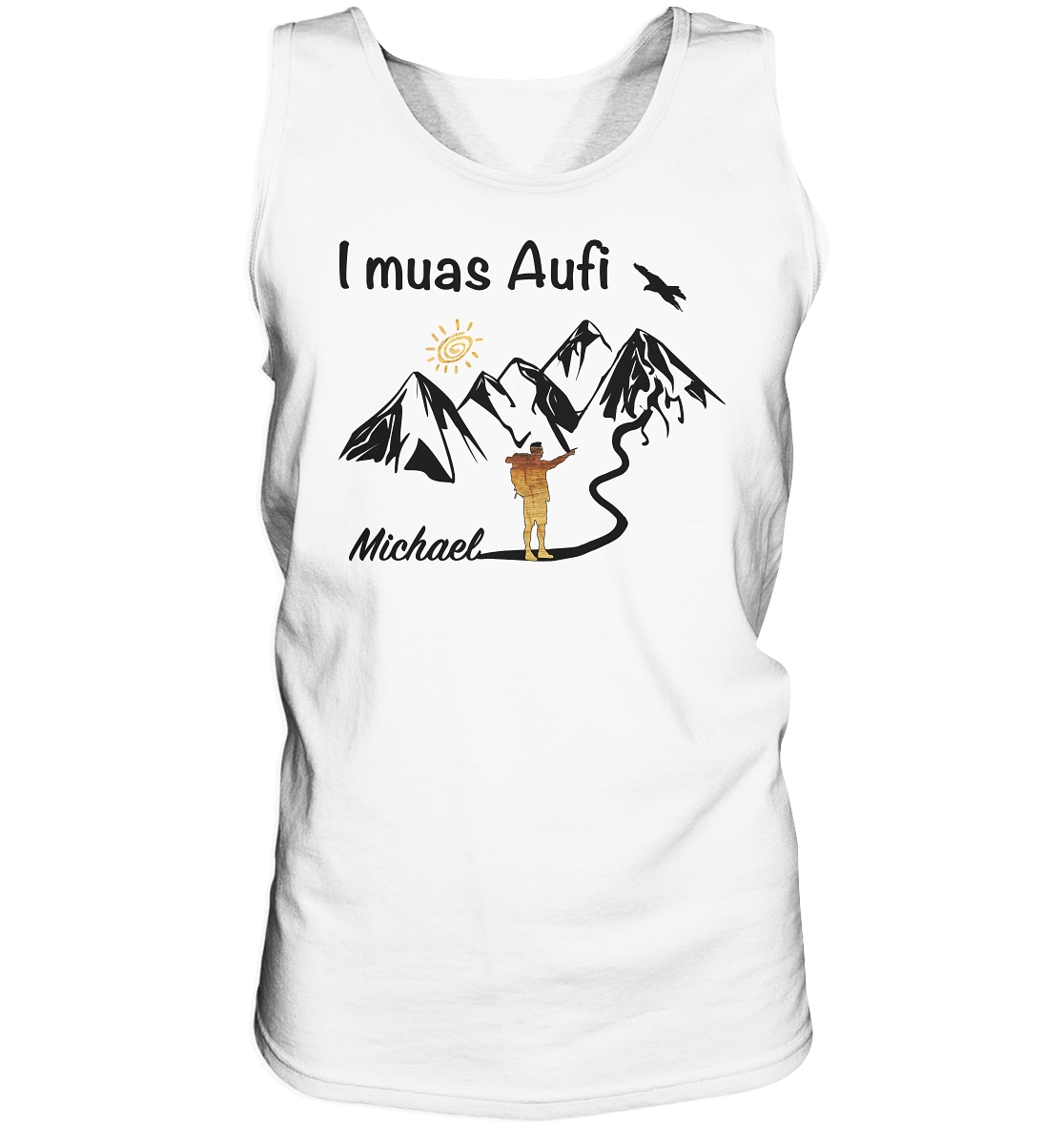 I muas Aufi - Bergsteiger - Tank-Top