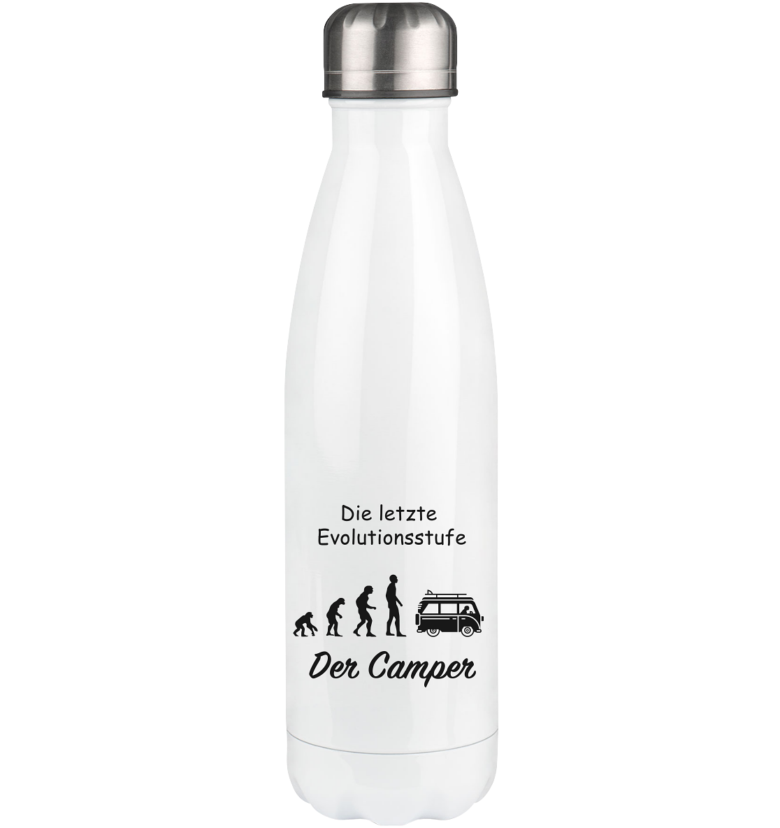 Die letzte Evolutionsstufe - Der Camper - Thermoflasche 500ml
