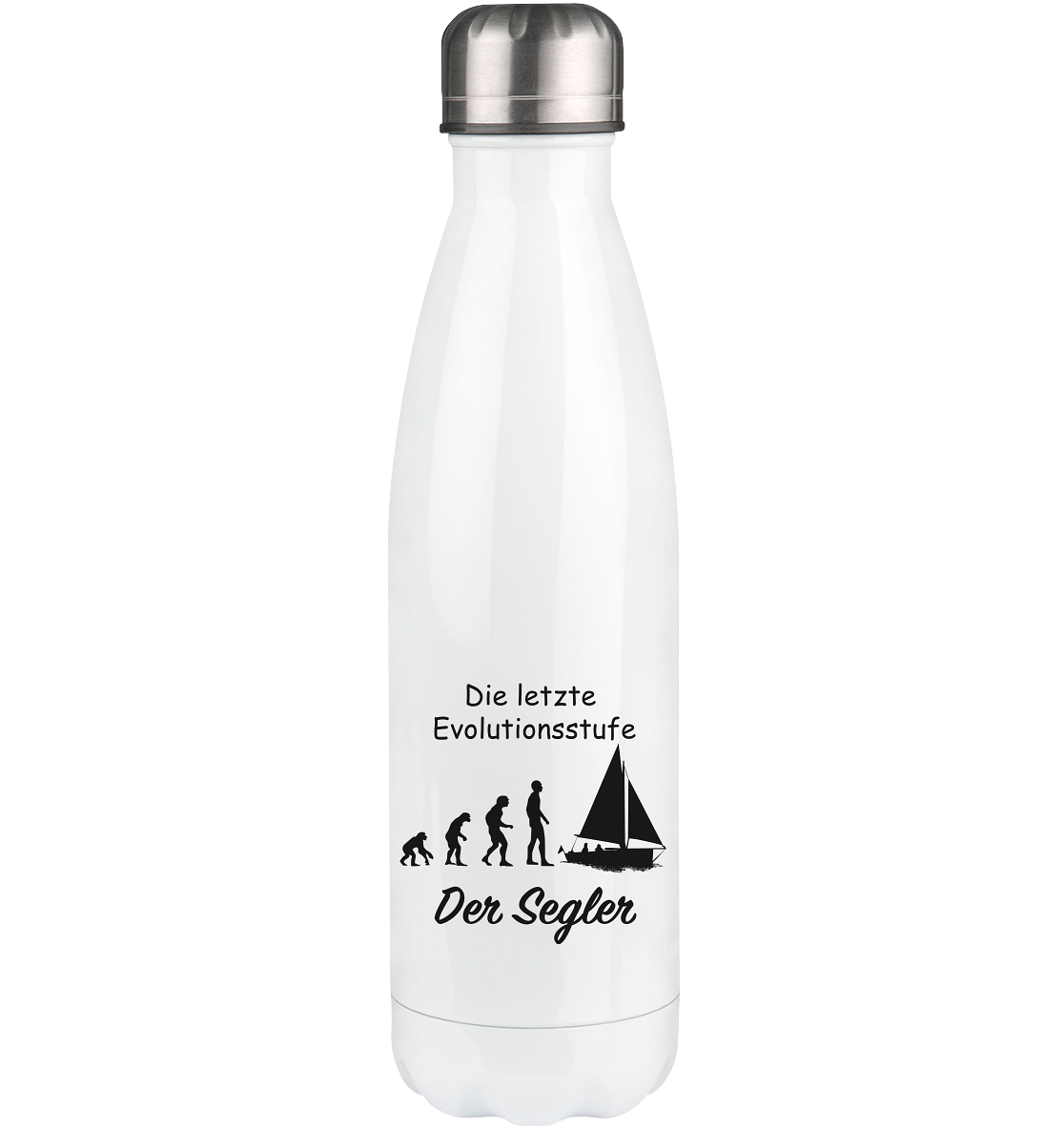 Die letzte Evolutionsstufe - Der Segler - Thermoflasche 500ml