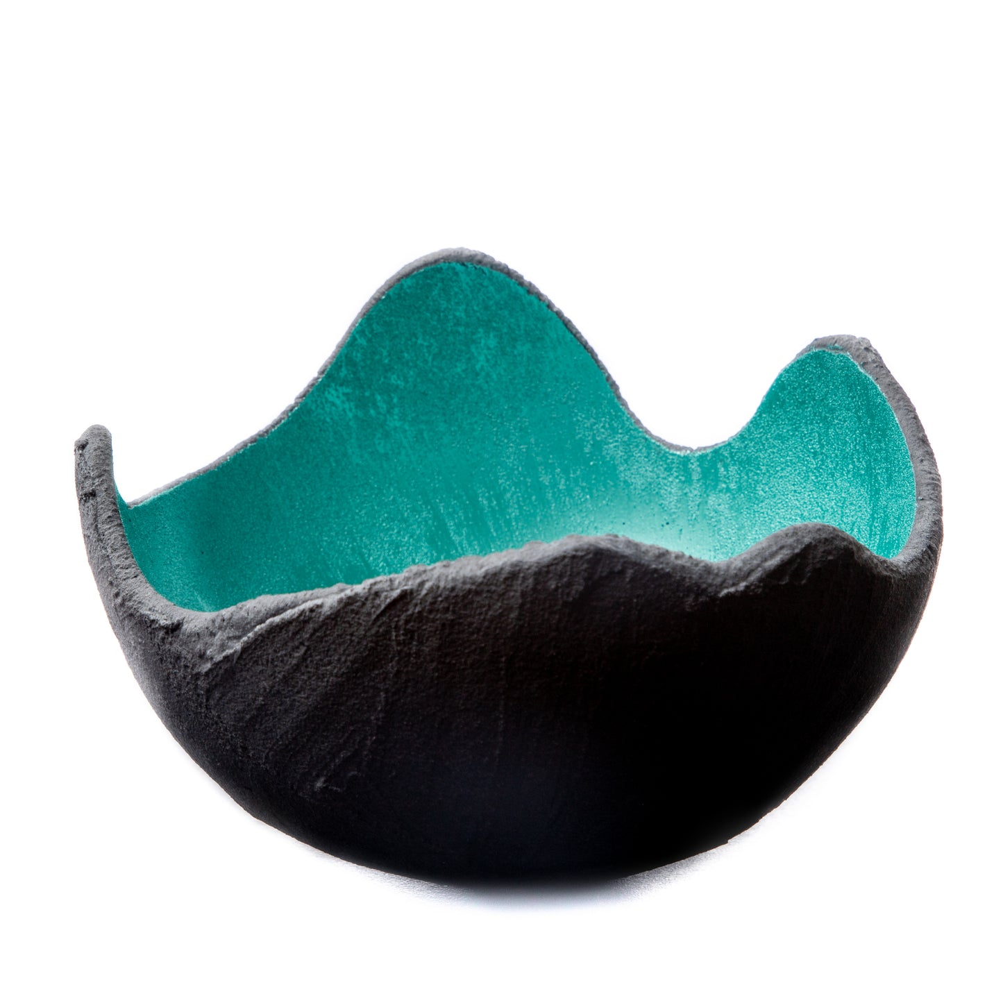 Lichtschale Sahara - menta - Beton schwarz-grau