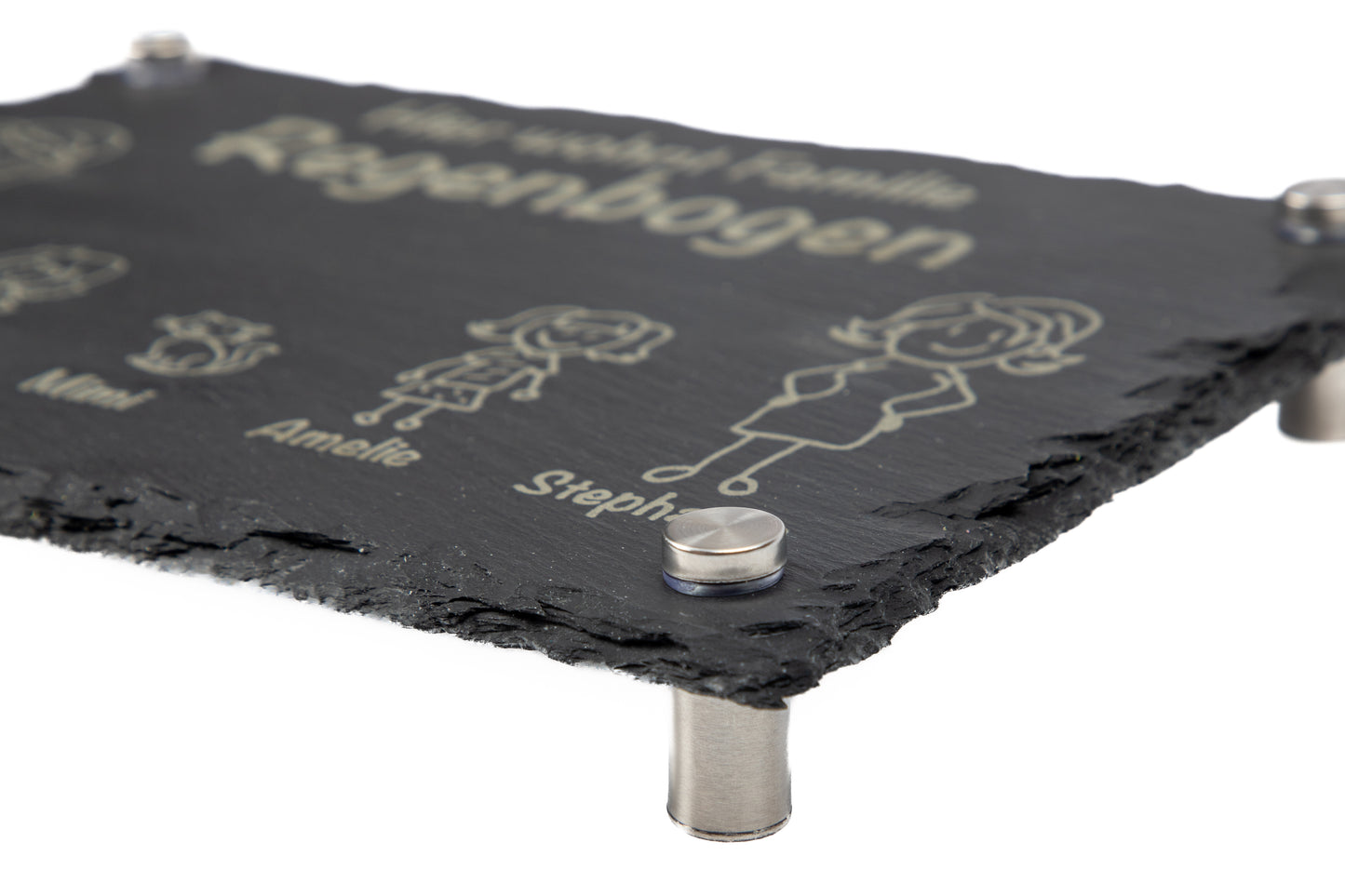 Lieblingsort - Schild aus Schiefer - personalisierbar - original stoamandal Qualität