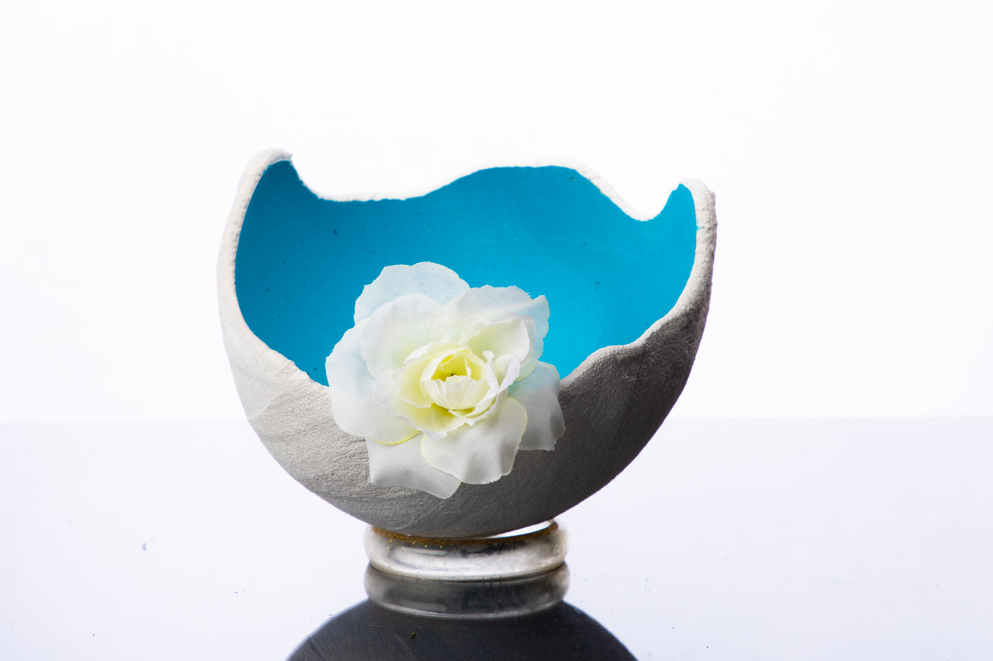 Lichtschalenhalter in petrol (L, XL)