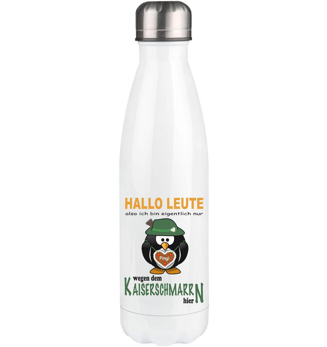 Thermoflasche - Bergsteiger Pinguin - 500ml