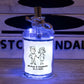 Stoamandal Flaschenpost - Hochzeit Jahrestag - personalisiert - LED Flaschenpost beleuchtet