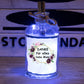Stoamandal Flaschenpost - Danke für alles liebe Mami - LED Flaschenpost beleuchtet
