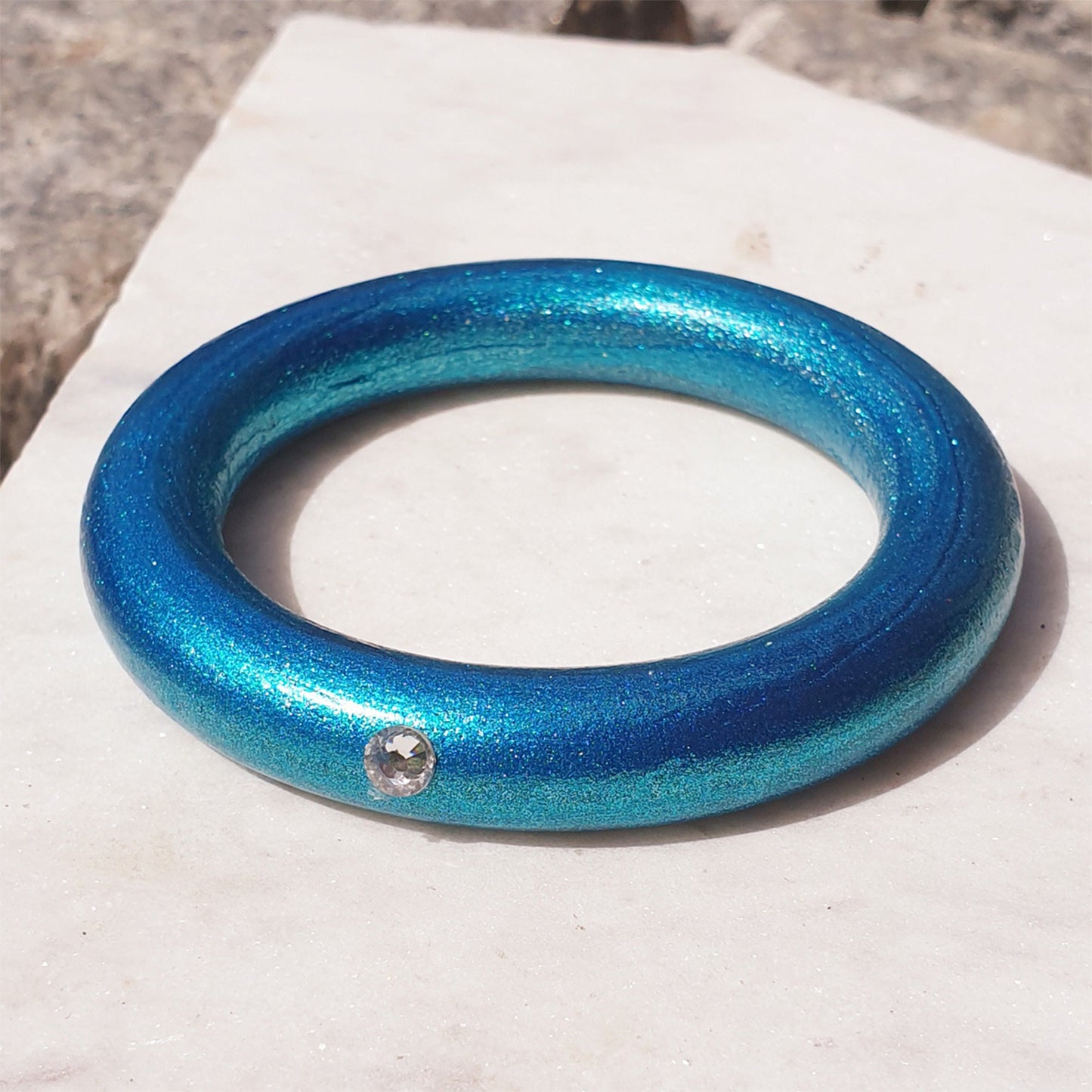 Halter für Lichtschale in petrol (XS, S, M)