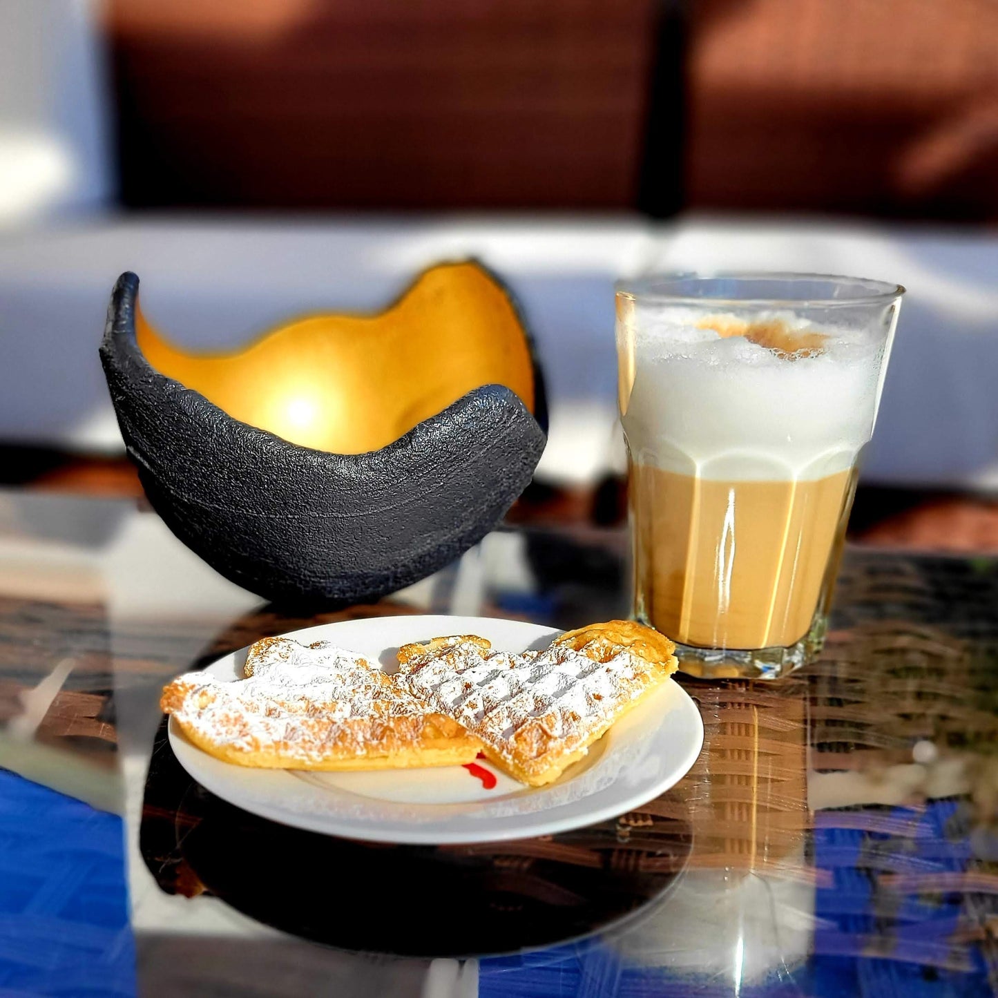 Lichtschalenhalter in gold (L, XL)