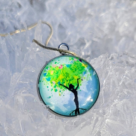 „Baum des Lebens“ – Cabochon Anhänger