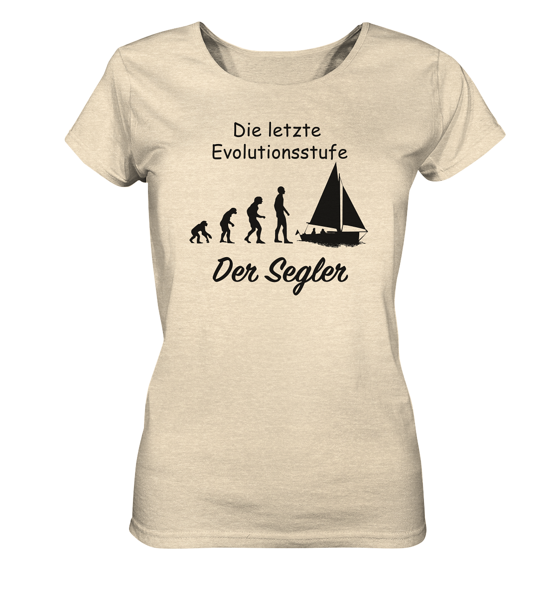 Die letzte Evolutionsstufe - Der Segler - Ladies Organic Shirt