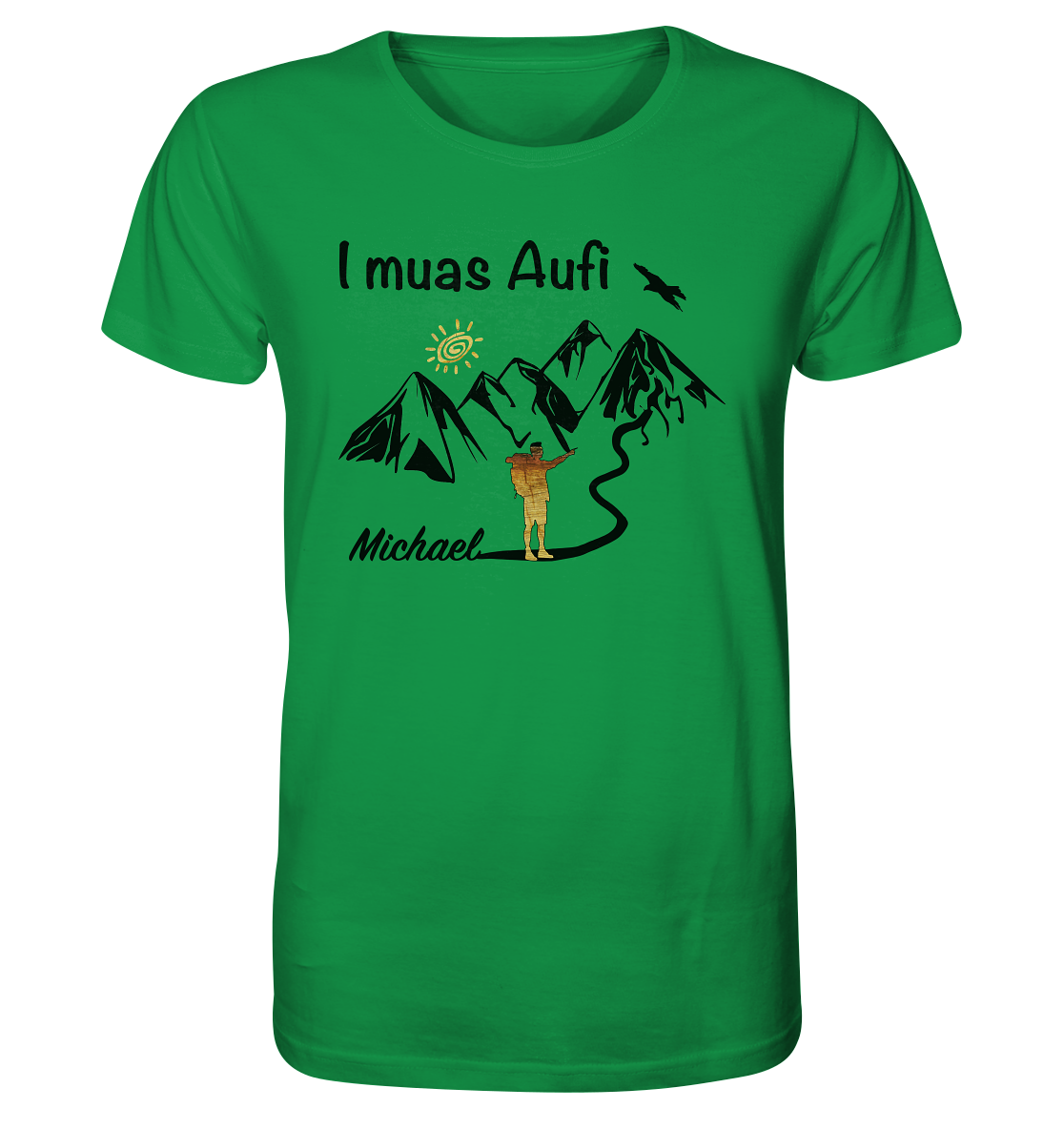 I muas Aufi - Bergsteiger - Organic Shirt