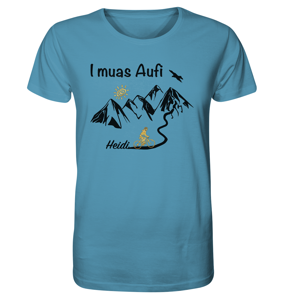 I muas Aufi - MTB Frau - Organic Shirt