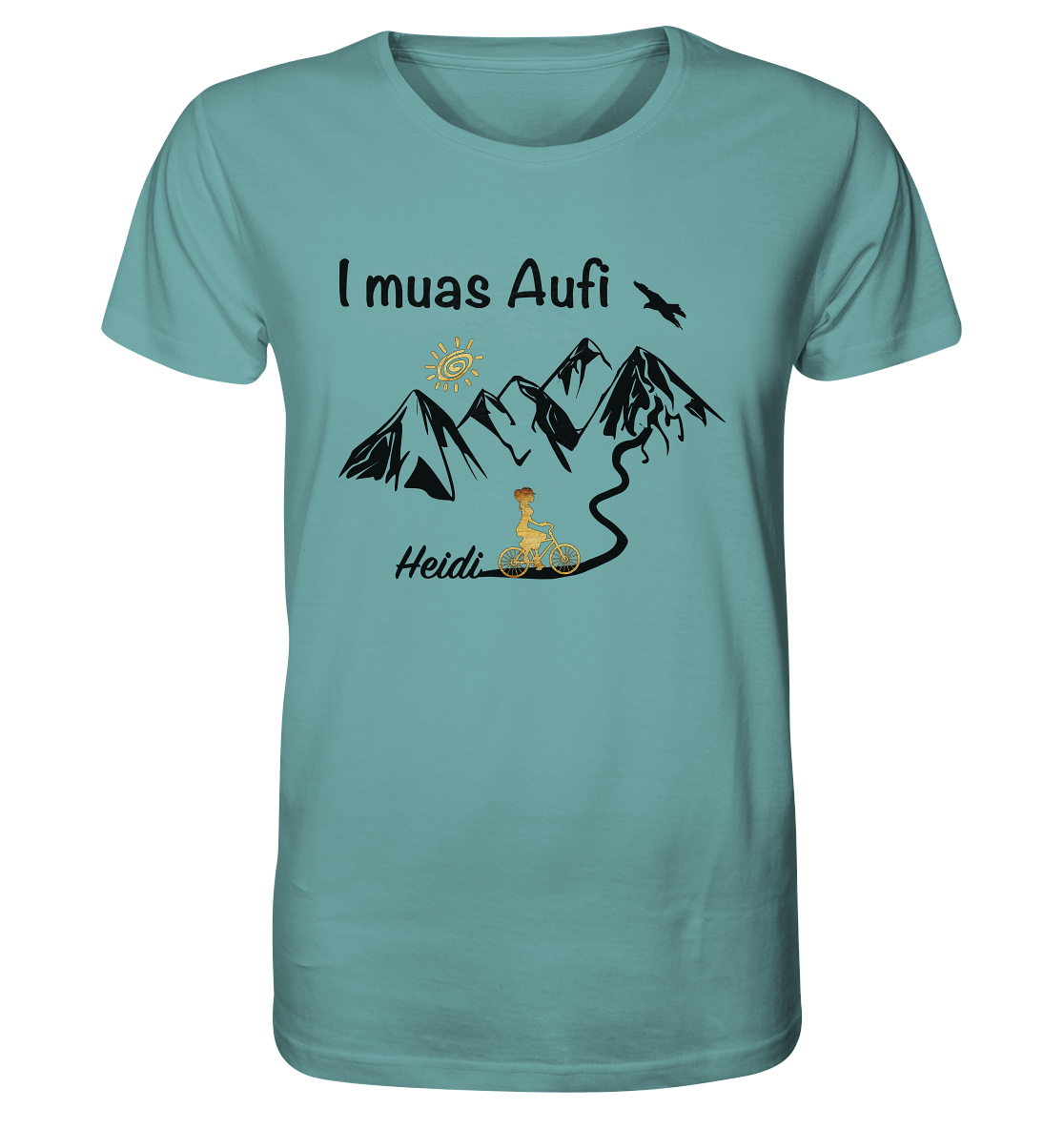 I muas Aufi - MTB Frau - Organic Shirt