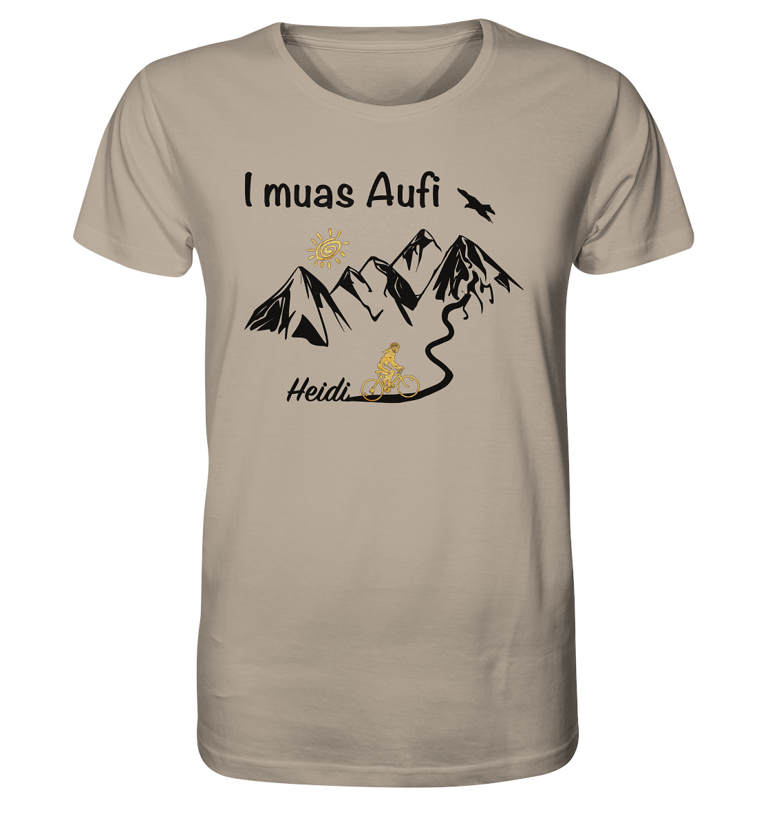 I muas Aufi - MTB Frau - Organic Shirt