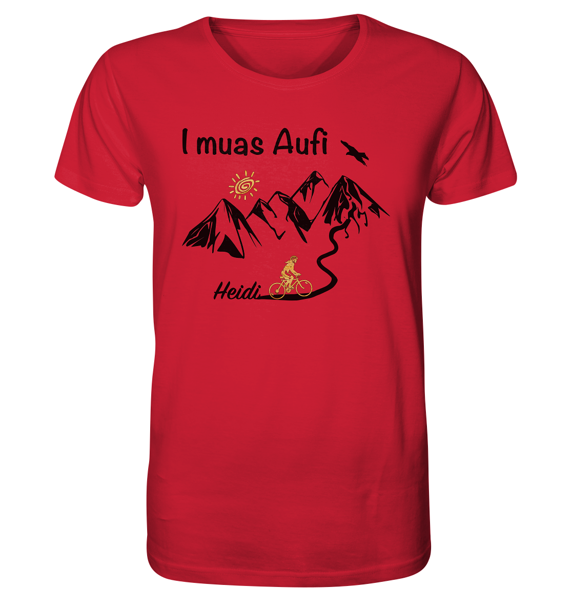 I muas Aufi - MTB Frau - Organic Shirt