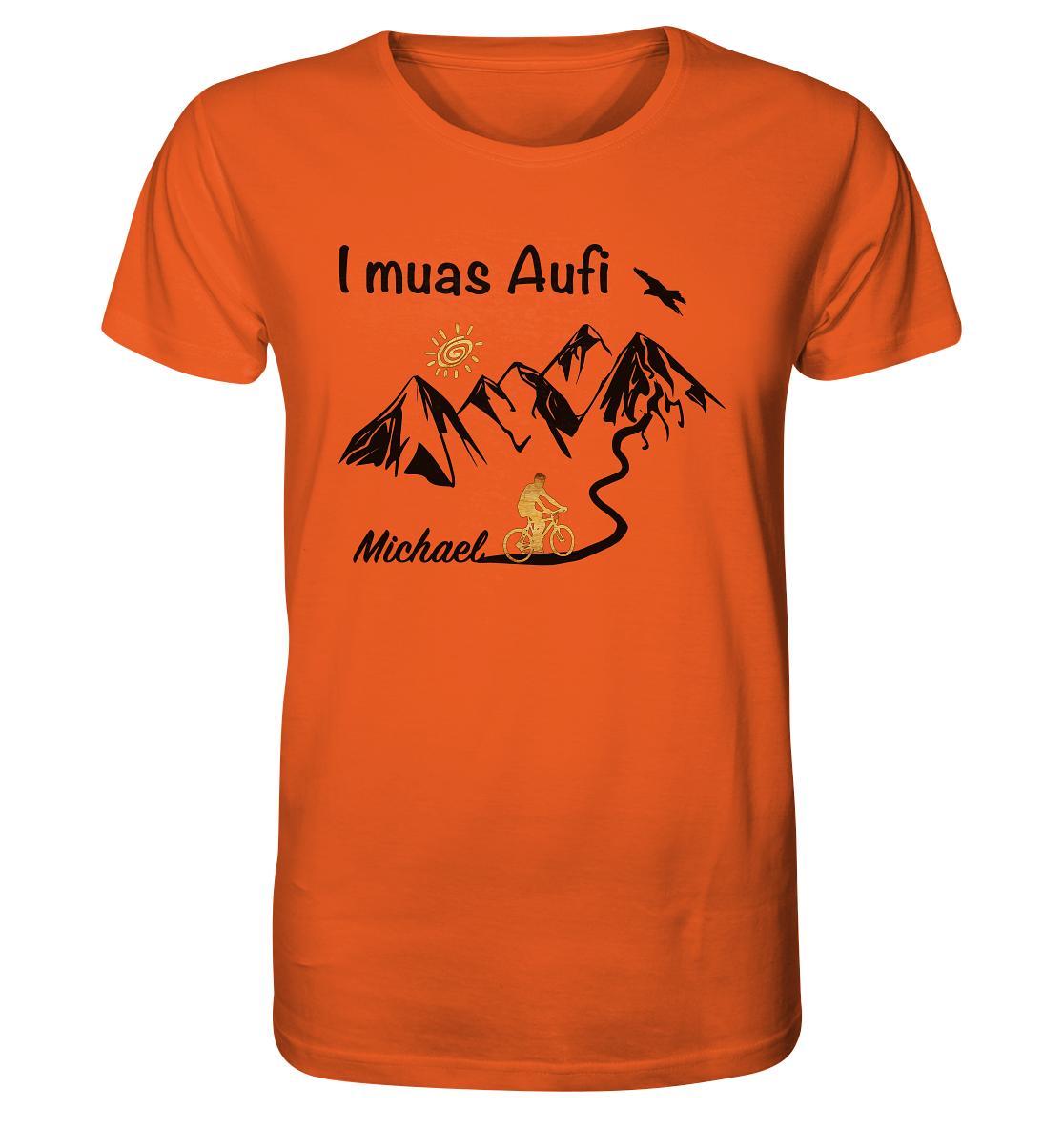 I muas Aufi - MTB Mann - Organic Shirt