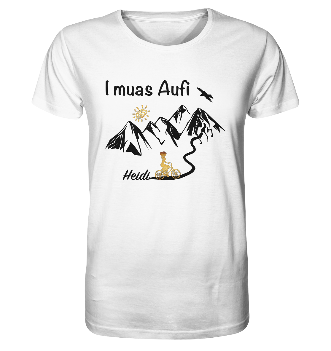 I muas Aufi - MTB Frau - Organic Shirt