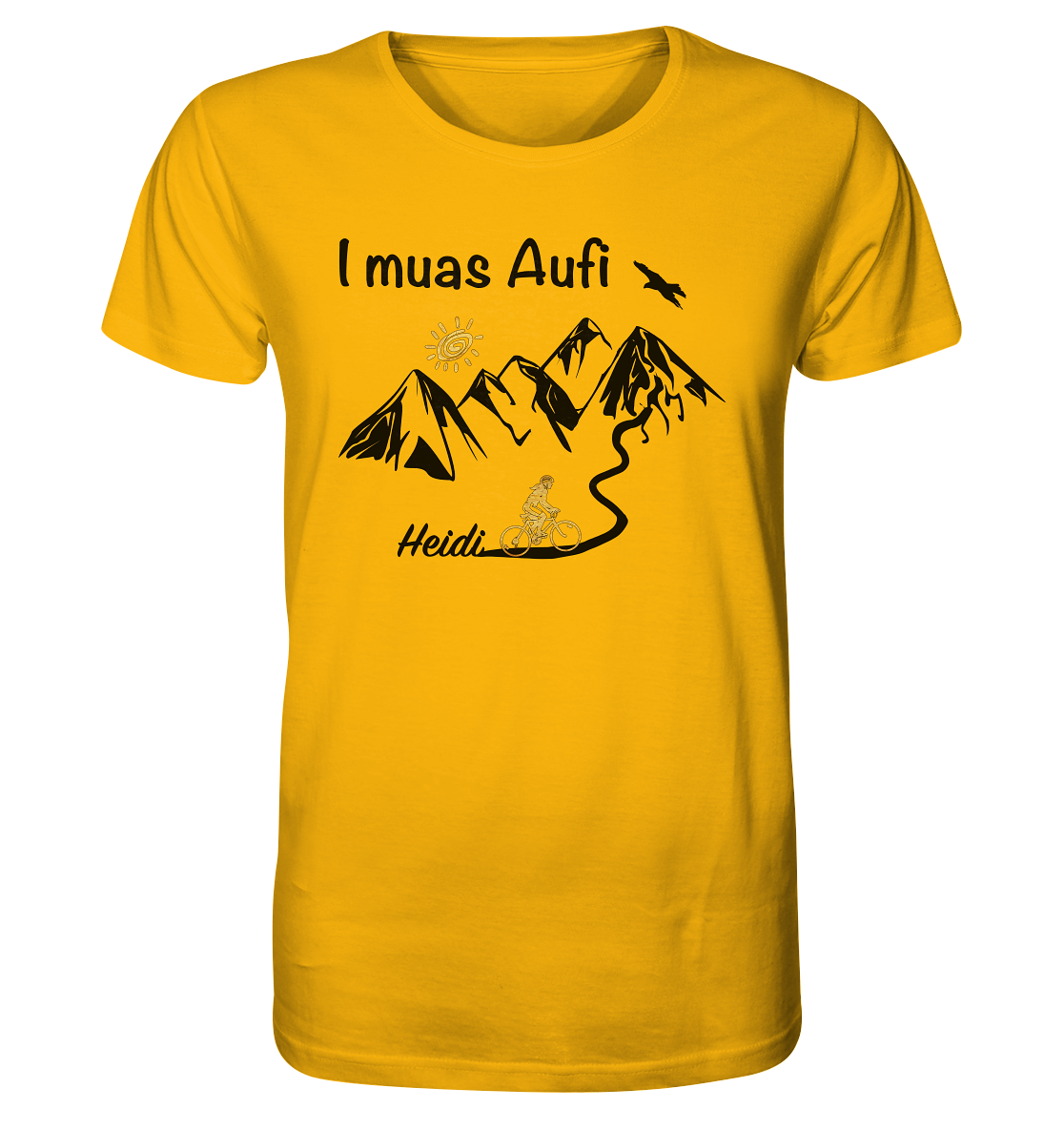 I muas Aufi - MTB Frau - Organic Shirt