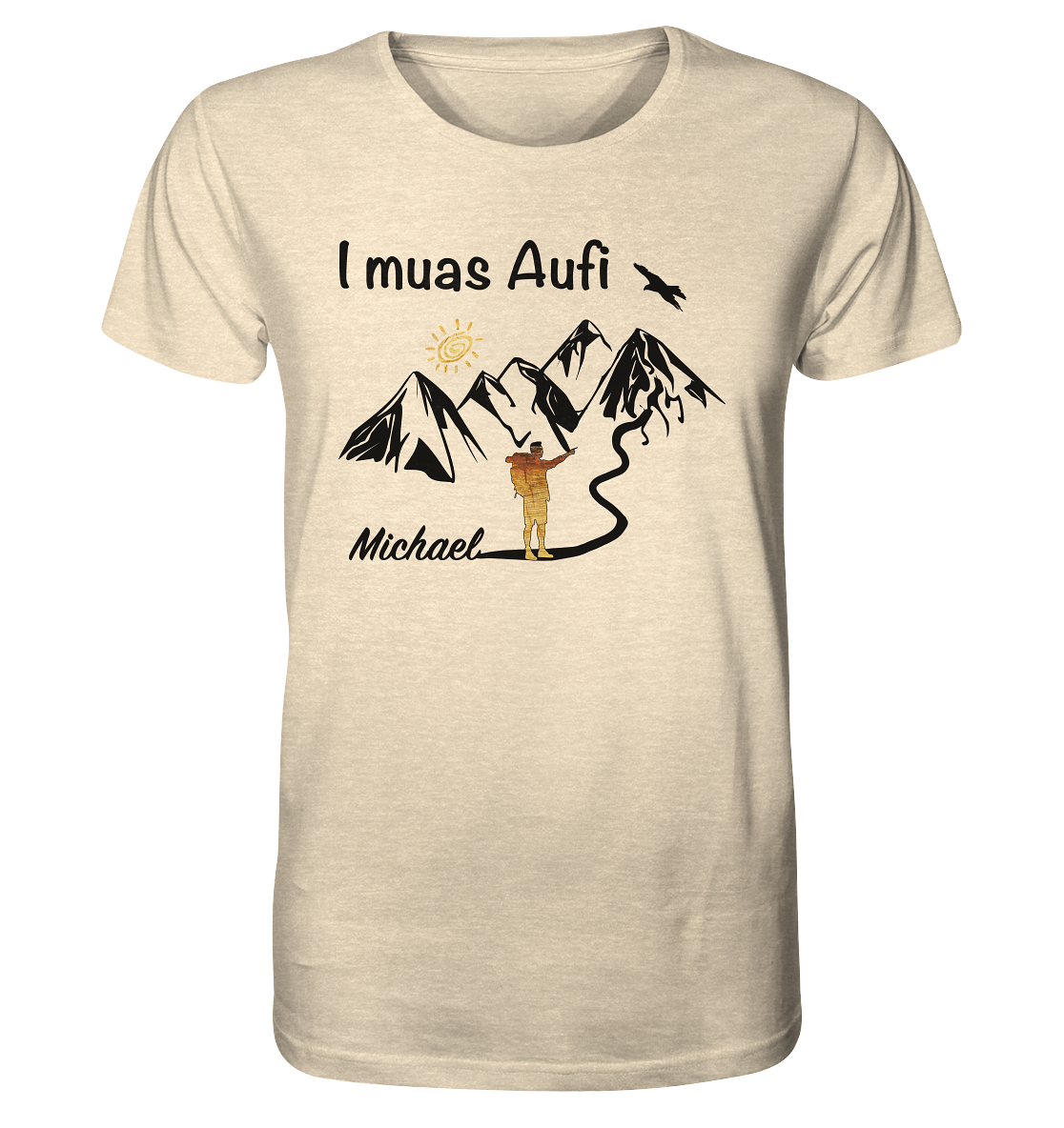 I muas Aufi - Bergsteiger - Organic Shirt