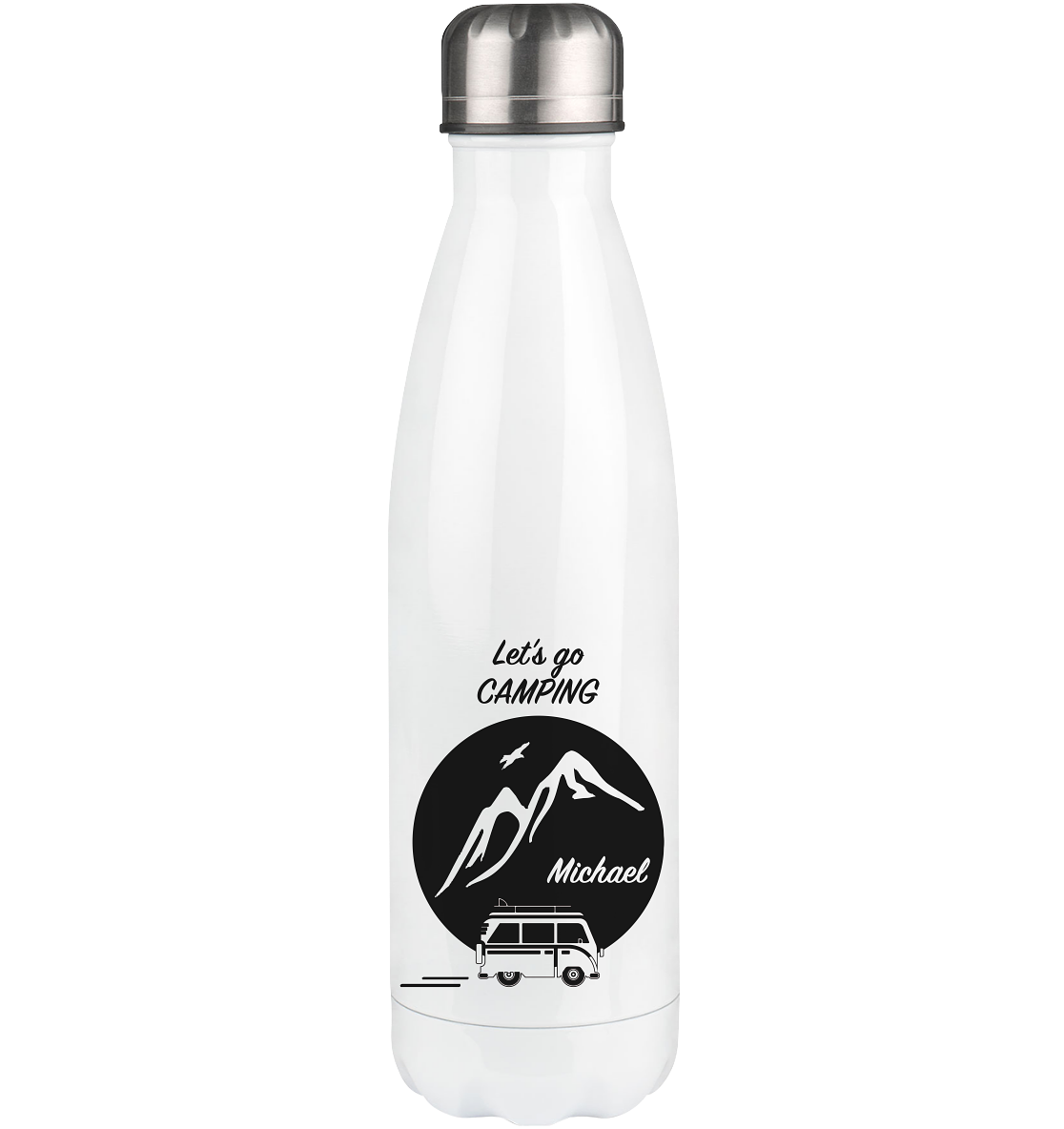 Let's go CAMPING - Thermoflasche 500ml