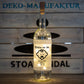 Stoamandal Flaschenlicht - Geburt - LED Lichterkette in einer Glasflasche