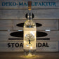 Stoamandal Flaschenlicht - Lebensbaum - LED Lichterkette in einer Glasflasche