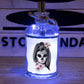 Stoamandal Flaschenlicht - Halloween Zombie - LED Flaschenpost beleuchtet
