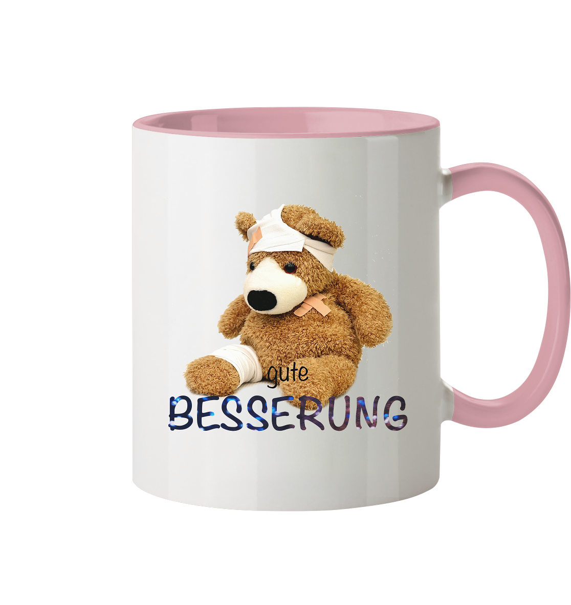 Tasse - gute Besserung - glossy zweifarbig