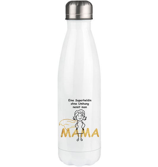 Thermoflasche - Eine Superheldin ohne Umhang nennt man MAMA - 500ml