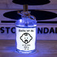 Stoamandal Flaschenpost - Geburt - personalisiert - LED Flaschenpost beleuchtet